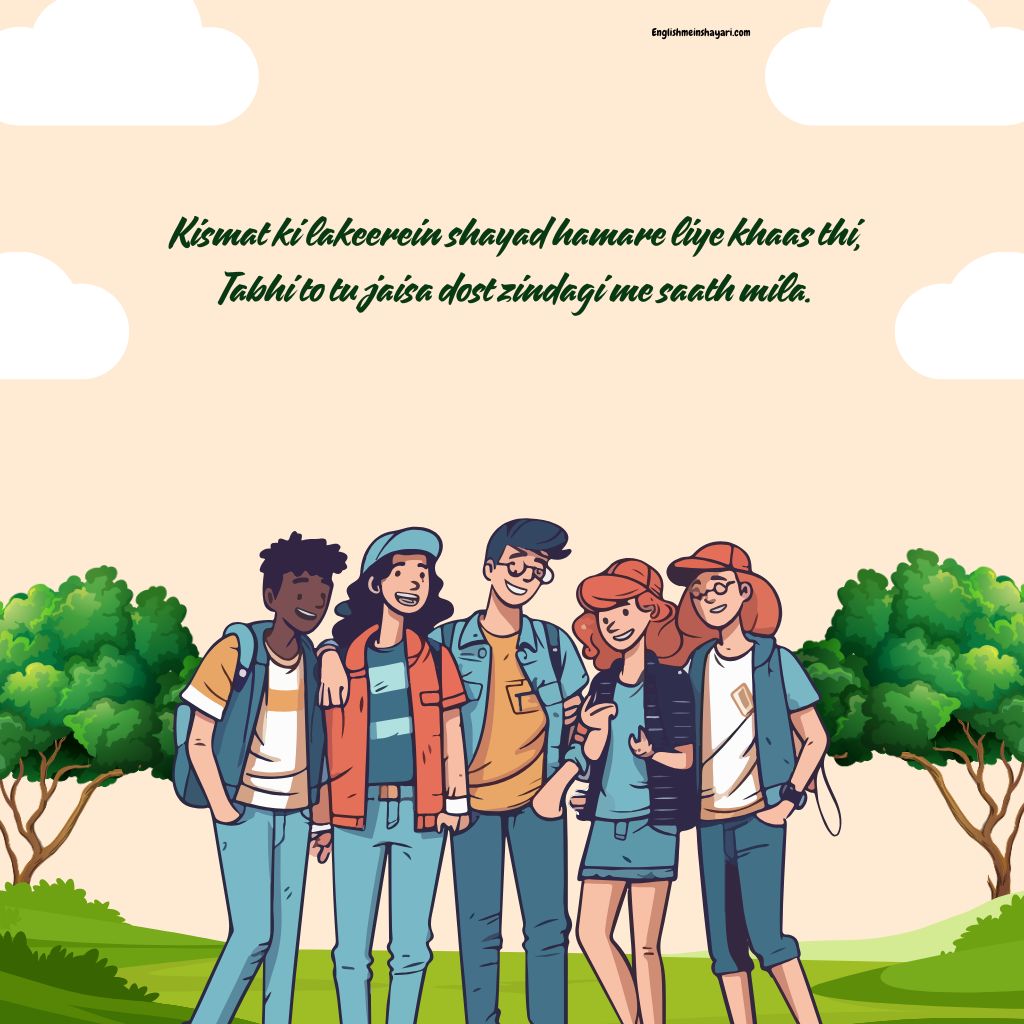 बेस्ट फ्रेंड शायरी इंग्लिश
