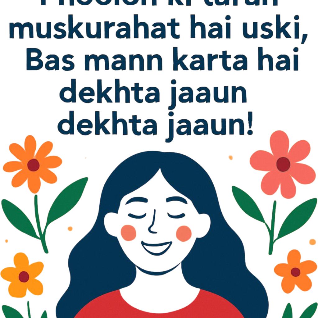 Cute Smile Shayari In English