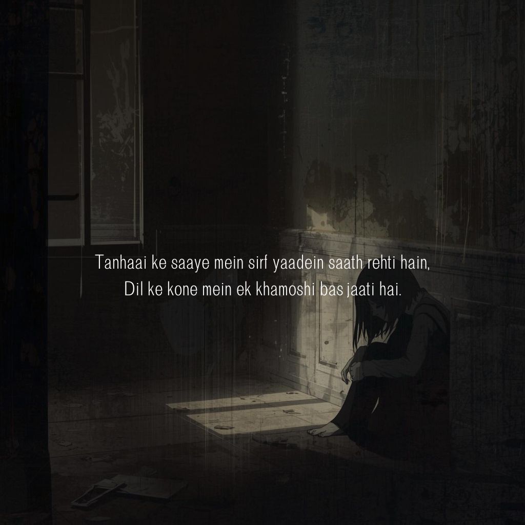 Alone Sad Shayari In English